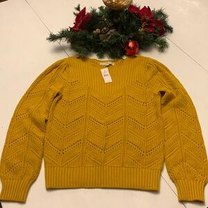 Beautiful, New with tags, Loft sweater, size small!